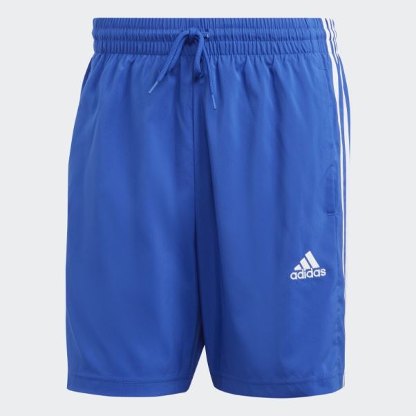 Adidas Short Aeroready Essentials Chelsea 3 Bandes Bleu