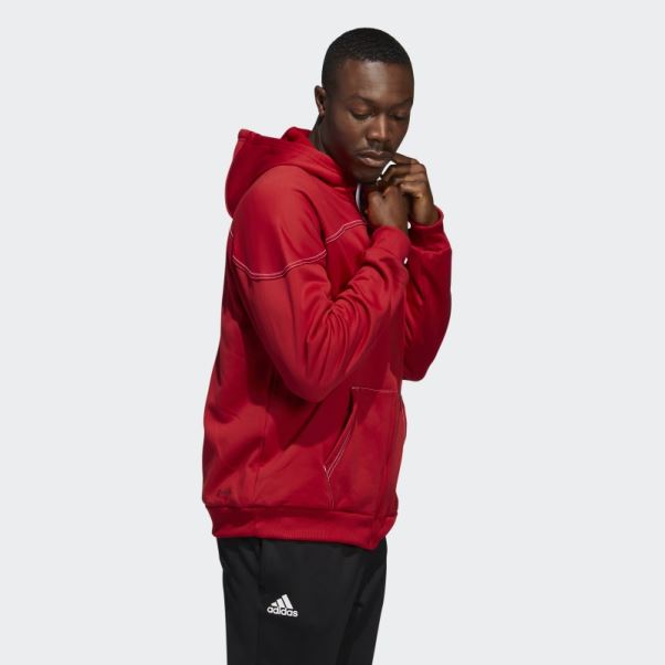 Cornhuskers Stadium Sweat à Capuche Entièrement Zippé Adidas Rouge