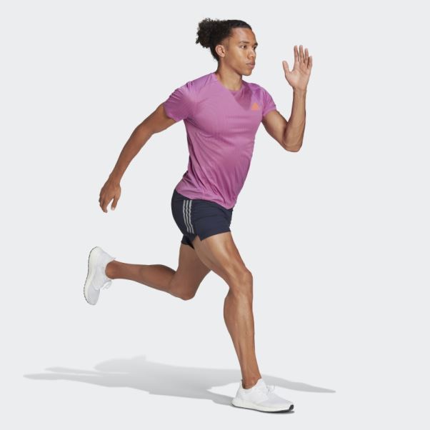 T-shirt Adizero Speed Lilas Adidas