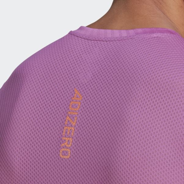 T-shirt Adizero Speed Lilas Adidas
