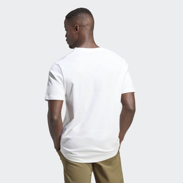 T-shirt Adidas Terrex Classique Logo Blanc