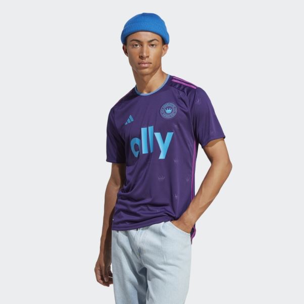 Maillot Extérieur Violet Foncé Adidas Charlotte Fc 23/24