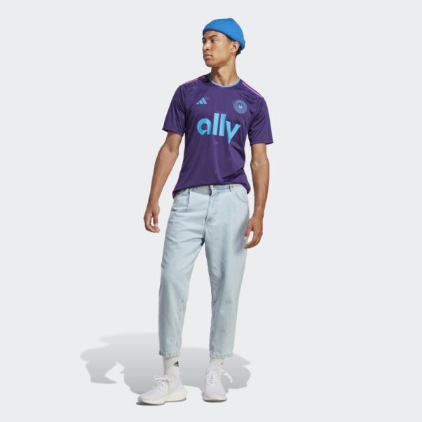Maillot Extérieur Violet Foncé Adidas Charlotte Fc 23/24