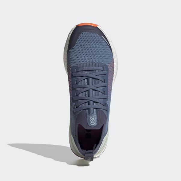 Adidas Terrex 2 Ultra Prime Bleu Altéré Chaussures De Course Sur Sentier Bleu
