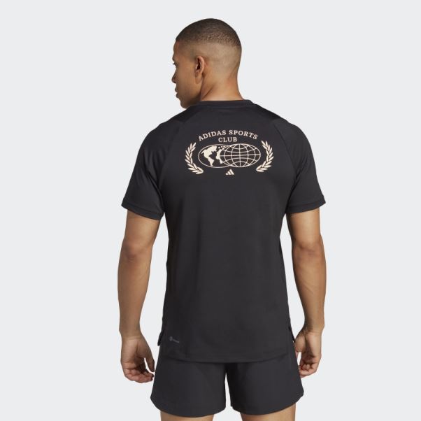 T-shirt Graphique Club De Sport Noir Adidas