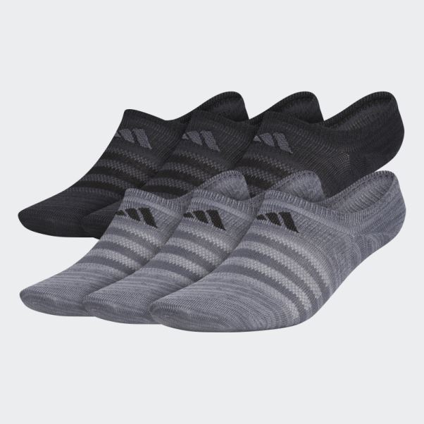 Adidas Superlite Super-no-show Chaussettes 6 Paires Gris
