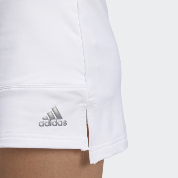 Jupe De Golf En Maille Chaîne Adidas Blanc