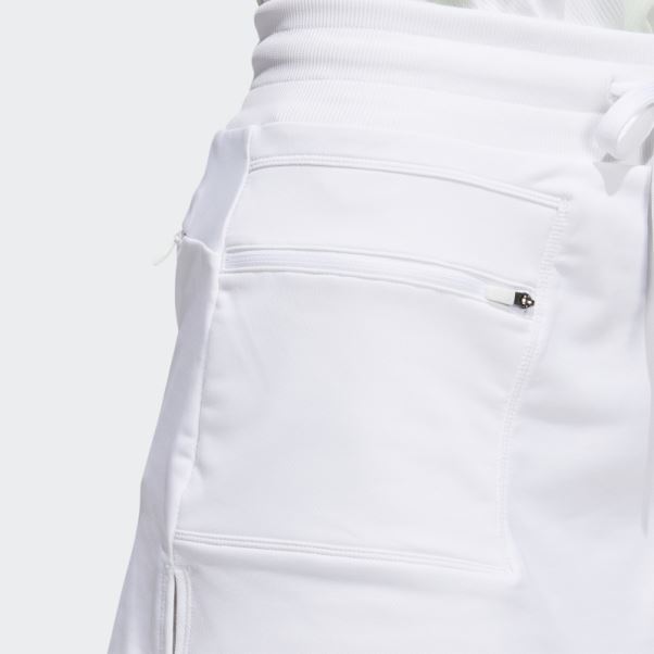 Jupe De Golf En Maille Chaîne Adidas Blanc