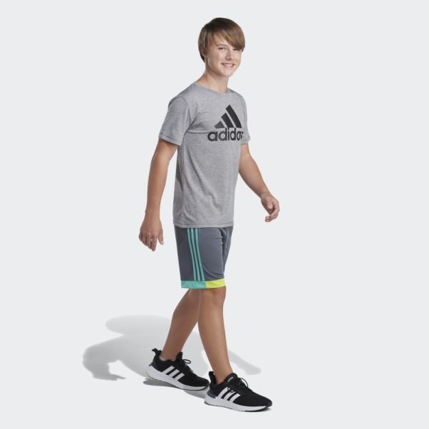 Short Gagnant Adidas Gris Vert