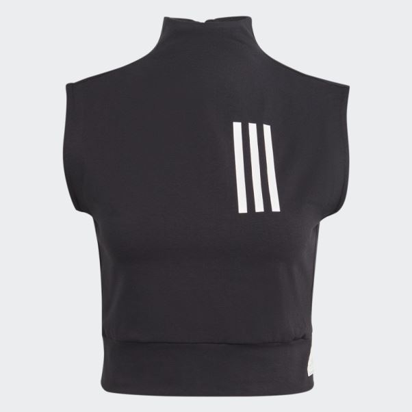 Top Court Sans Manches Adidas Mission Victoire Noir