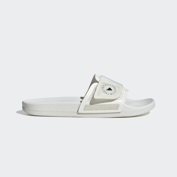 Adidas By Stella Mccartney Slides Blanc Fashion