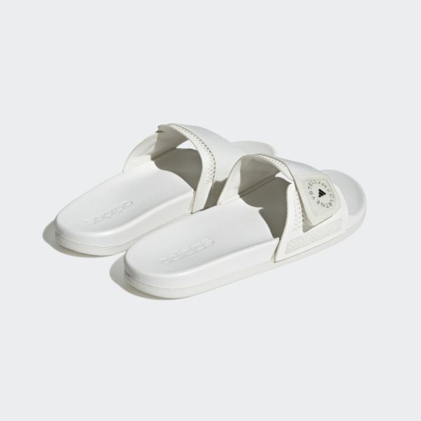 Adidas By Stella Mccartney Slides Blanc Fashion