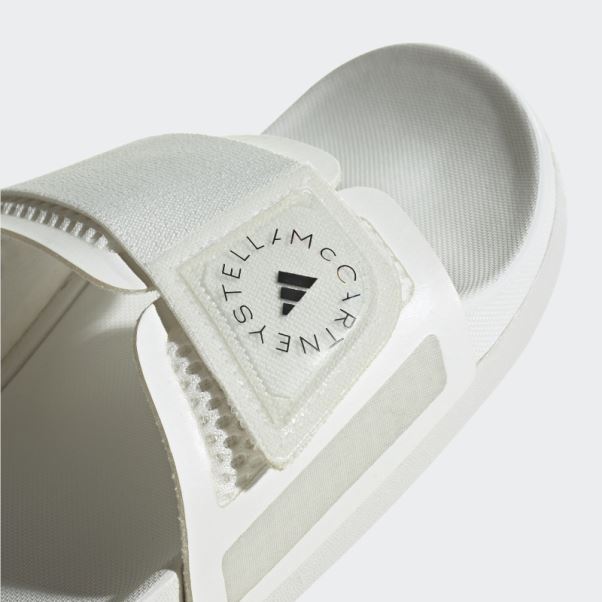 Adidas By Stella Mccartney Slides Blanc Fashion