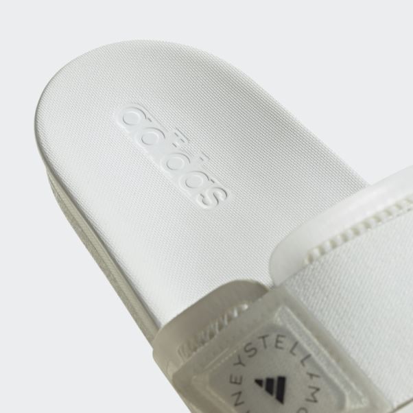 Adidas By Stella Mccartney Slides Blanc Fashion
