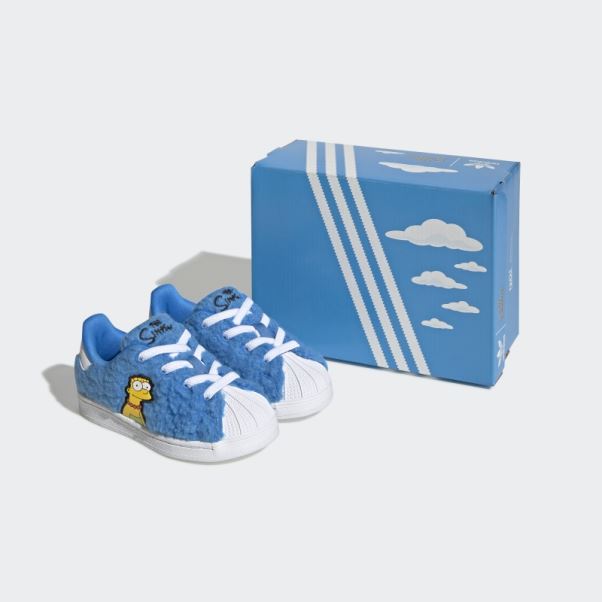 Adidas Simpsons Marge Superstar Blanche