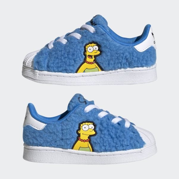 Adidas Simpsons Marge Superstar Blanche