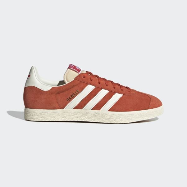 Gazelle Chaussures Adidas Rouge