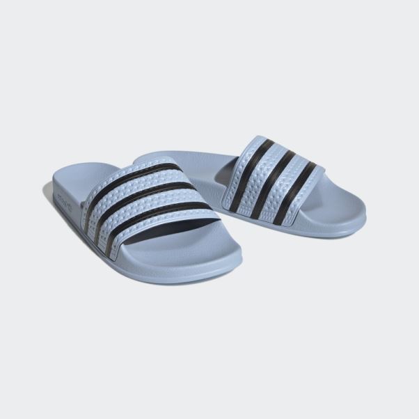 Adilette Bleu Aube Adidas