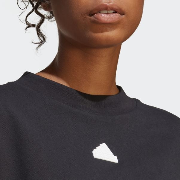T-shirt Adidas Future Icon à 3 Bandes Noir