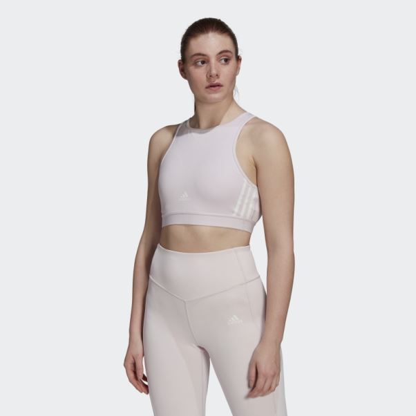 Soutien-gorge D'entraînement à Maintien Léger Hyperglam Aeroready Rose Adidas