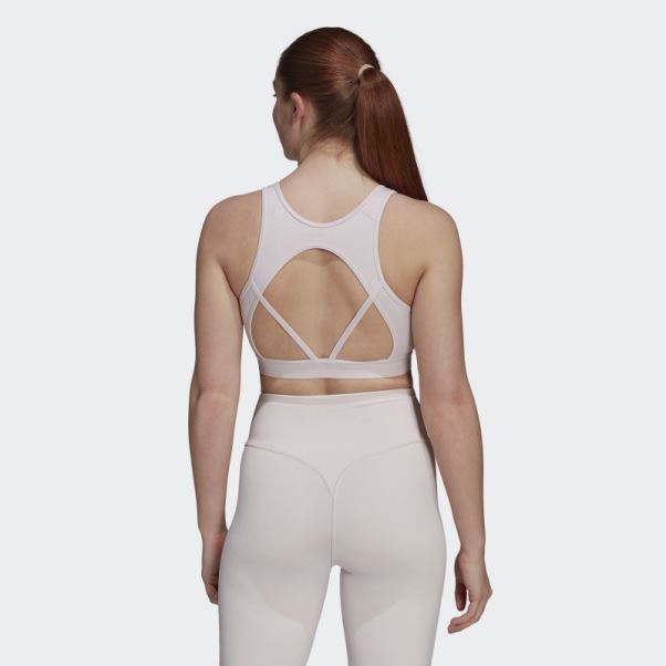 Soutien-gorge D'entraînement à Maintien Léger Hyperglam Aeroready Rose Adidas