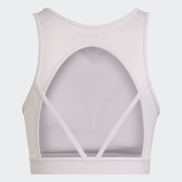 Soutien-gorge D'entraînement à Maintien Léger Hyperglam Aeroready Rose Adidas