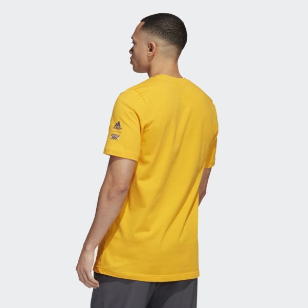 Prédateurs Meneur De Jeu Tee Athlétique Jaune Adidas