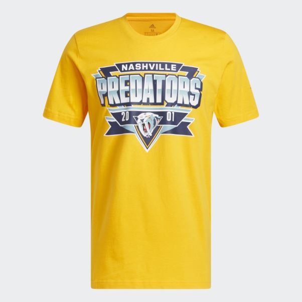 Prédateurs Meneur De Jeu Tee Athlétique Jaune Adidas