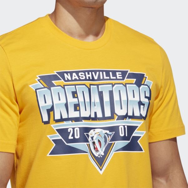 Prédateurs Meneur De Jeu Tee Athlétique Jaune Adidas