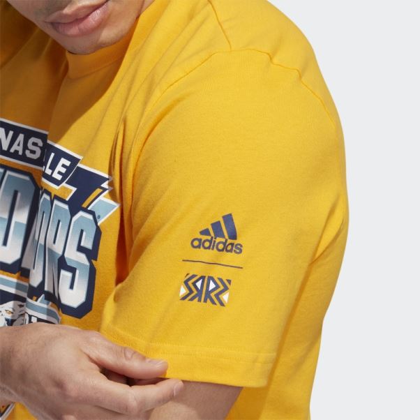 Prédateurs Meneur De Jeu Tee Athlétique Jaune Adidas