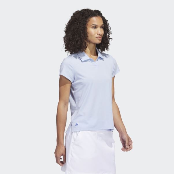 Go-to Polo Chiné Adidas Bleu Aube Mel