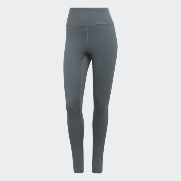 Legging Taille Haute Yoga Essentials Adidas Bleu Oxyde