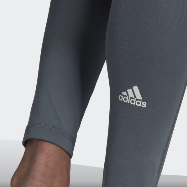 Legging Taille Haute Yoga Essentials Adidas Bleu Oxyde