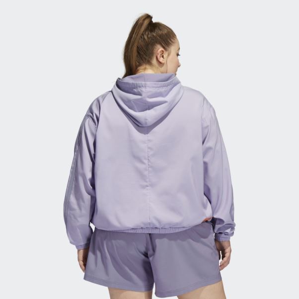 Adidas Lilas Cerceau York City Sweat à Capuche