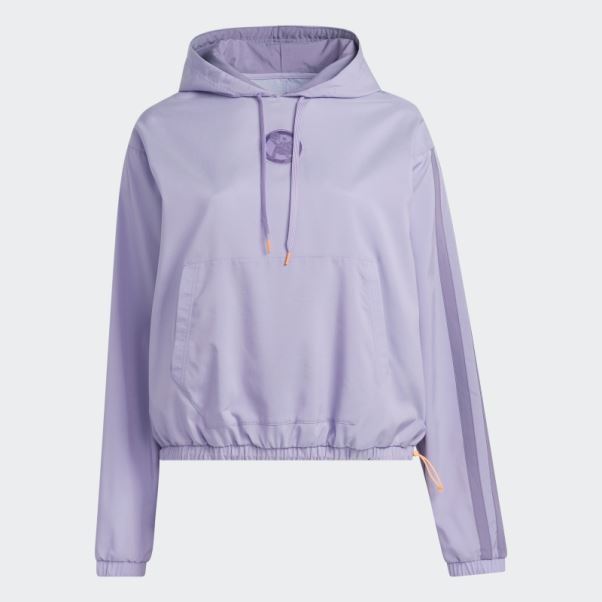 Adidas Lilas Cerceau York City Sweat à Capuche