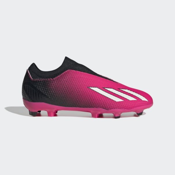 X Speedportal.3 Bottes Sans Lacets Pour Terrain Sec Adidas Rose