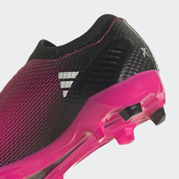 X Speedportal.3 Bottes Sans Lacets Pour Terrain Sec Adidas Rose