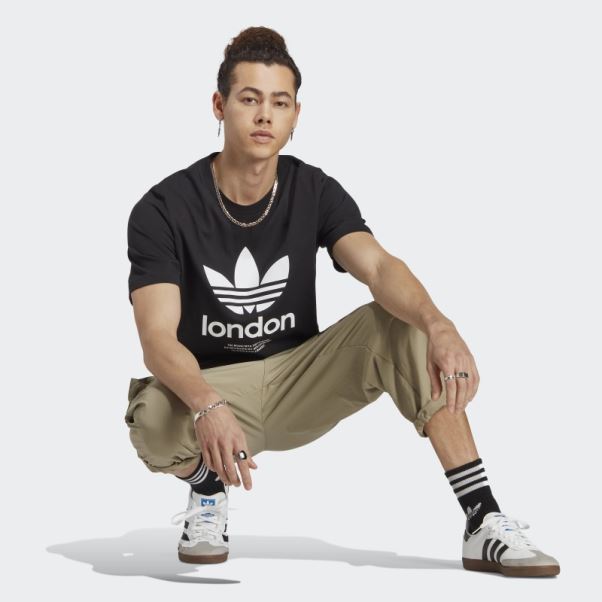 Adidas Icone London City Originals T-shirt Noir