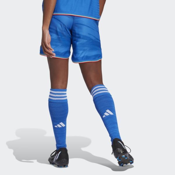 Short Adidas Italy Women Team 23 Home Authentique Bleu