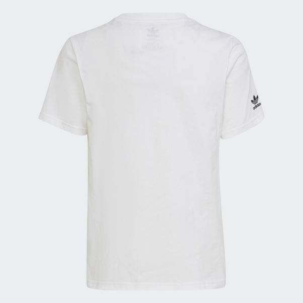 T-shirt Graphique Adidas Blanc Chaud