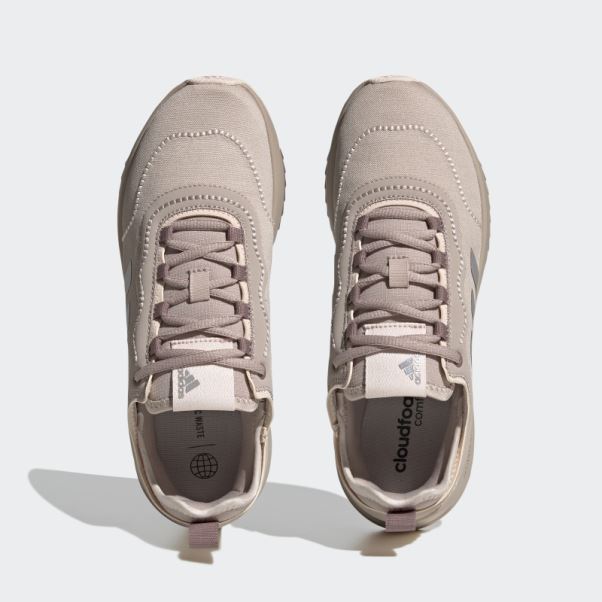 Chaussures De Course Adidas Confort Taupe