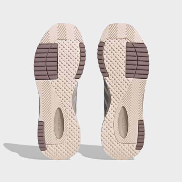 Chaussures De Course Adidas Confort Taupe