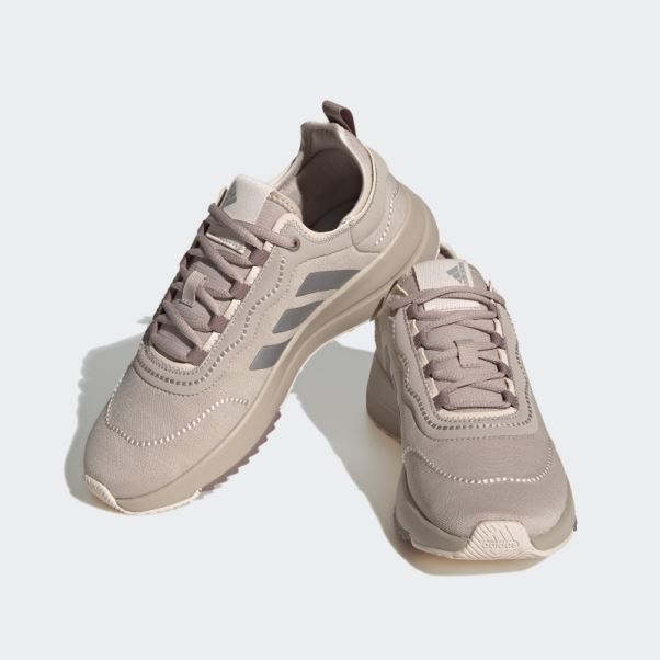 Chaussures De Course Adidas Confort Taupe