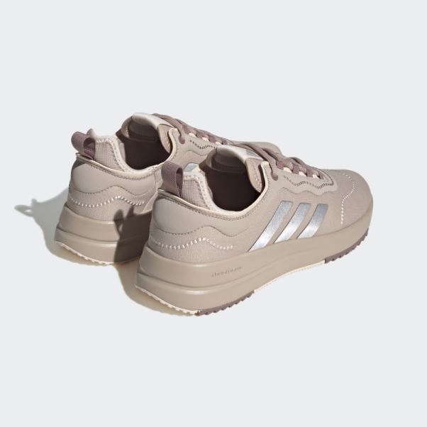 Chaussures De Course Adidas Confort Taupe