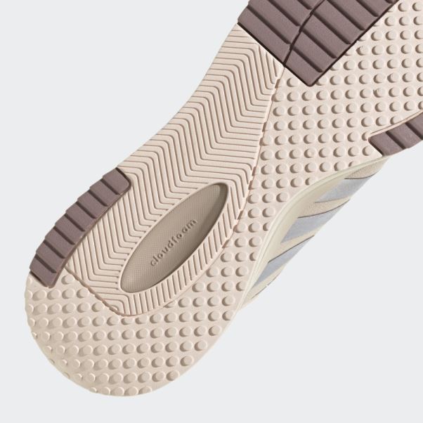 Chaussures De Course Adidas Confort Taupe