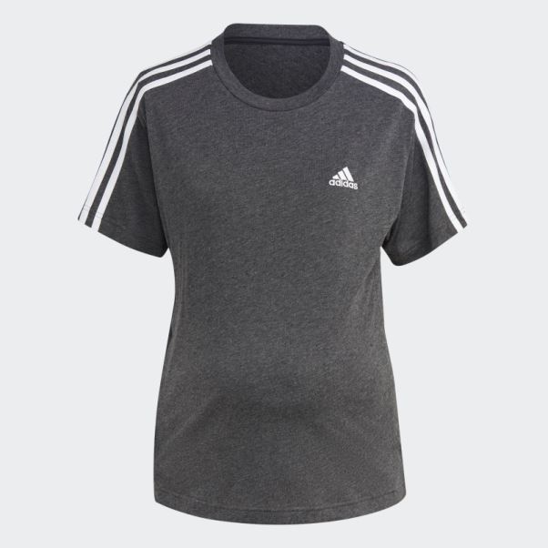T-shirt De Maternité Adidas Noir Chiné