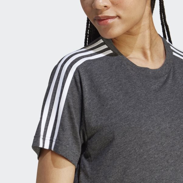 T-shirt De Maternité Adidas Noir Chiné