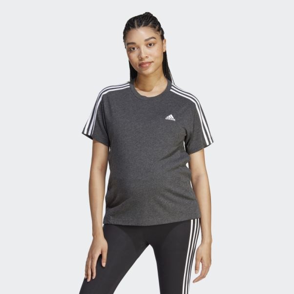 T-shirt De Maternité (maternité) Noir Chiné Adidas