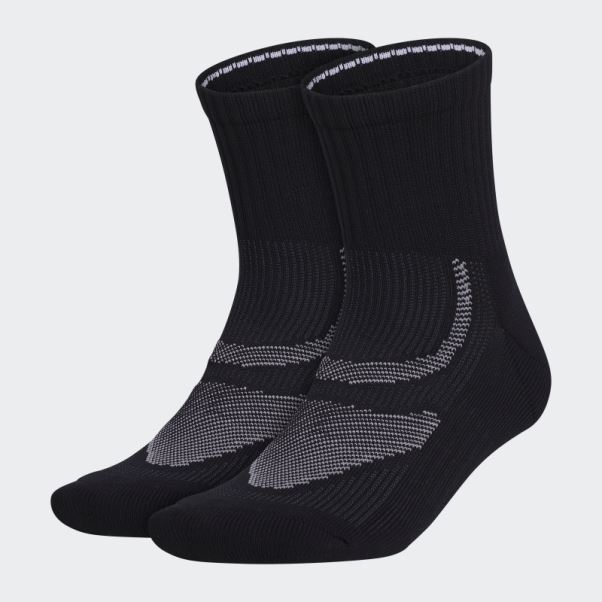 Chaussettes Mi-mollet Superlite Performance 2 Paires Adidas Noir