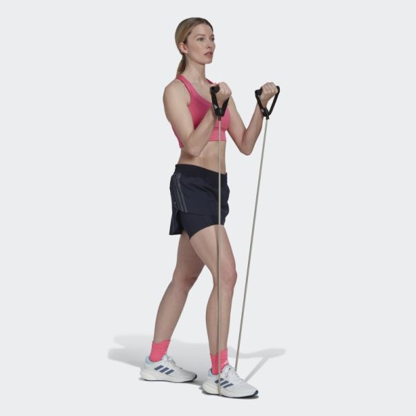 Soutien-gorge De Poche à Maintien Moyen Adidas Running Magenta